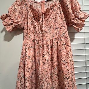 Woman’s floral dress